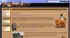 Desktop Screenshot of mark-of-chaos.wgpower.net